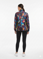 Jaqueta Corta-Vento Estampada Abstrata Multicolorida - Adidas/P