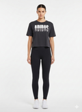 Blusa Preta com Logo Frontal Branco - Adidas/M