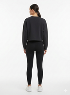 Moletom Cropped Logo Estampa Camuflada - Adidas/P