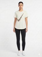 Blusa Bege com Logo Animal Print - Nike/GG
