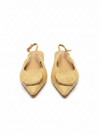 Sapatilha Ráfia Slingback Ponta Fina - AREZZO / 37