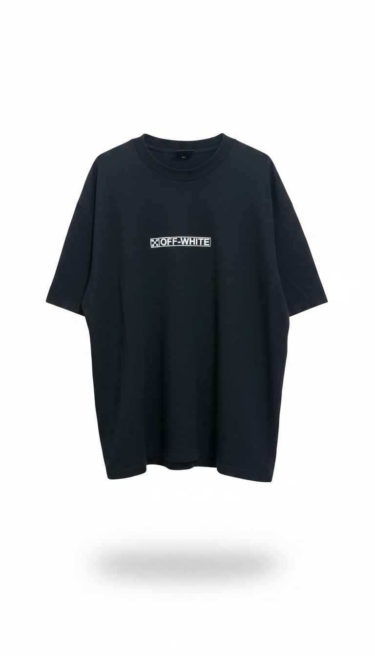 Camiseta Algodão - OFFWHITE / G