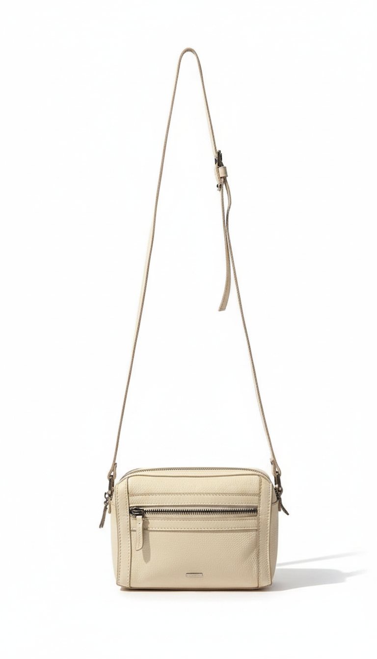 Tênis Casual Couro Off White - VIA MIA