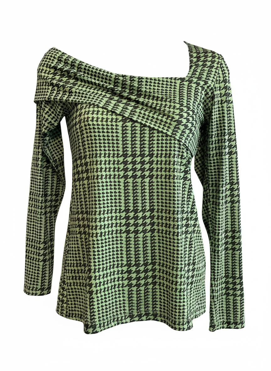 Blusas Verde - BORDA BARROCA / P