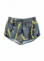 Short corrida com bermuda estampado cinza - ALPHORRIA | 36