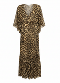 Vestido longo animal print manga fluída - Animale/40