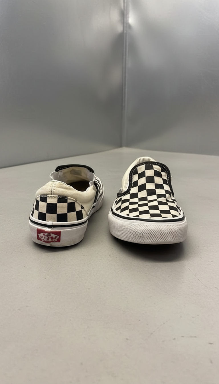 Tênis Slip-on Lona Xadrez - VANS / 36
