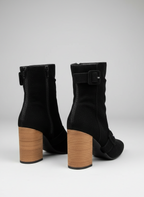 Bota Ankle Boot Cotelê Salto Bloco - FYI / 36