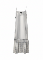 Vestido alça listrado textura branco - DRESS TO | G