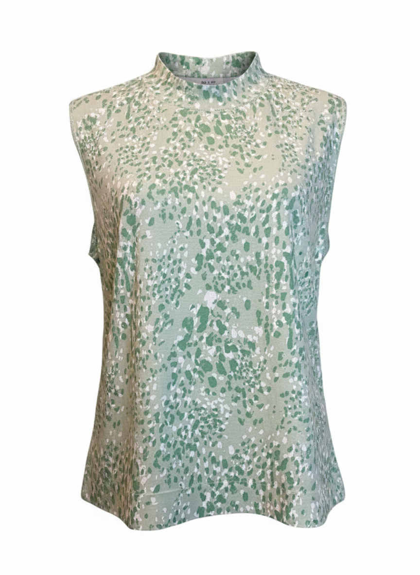 Blusa sem manga estampada verde - LAFORT | M