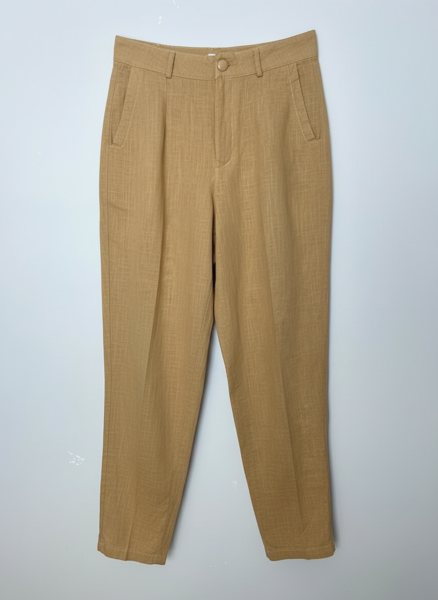 Calça alfaiataria algodão - SEM MARCA | P