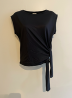 Blusas Preta - BORDA BARROCA / P