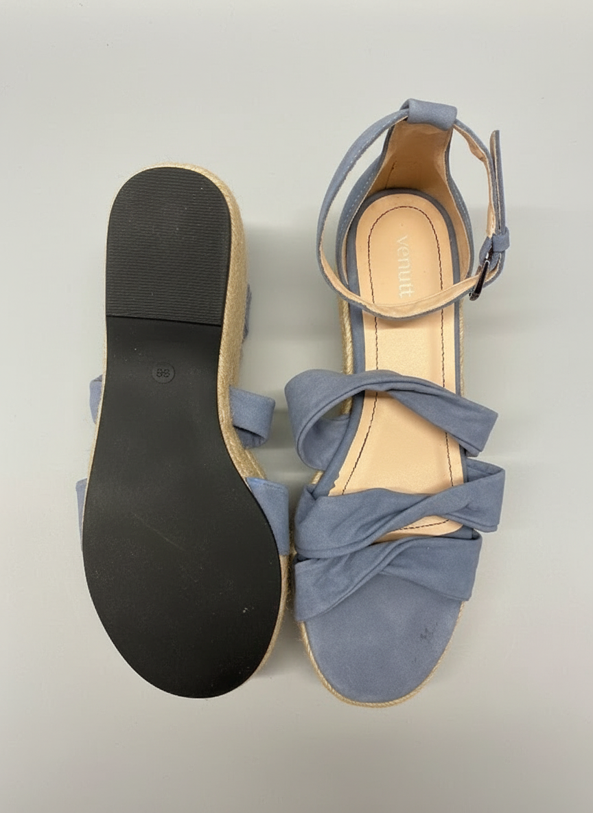 Sandália Anabela Camurça - VENUTTI / 38