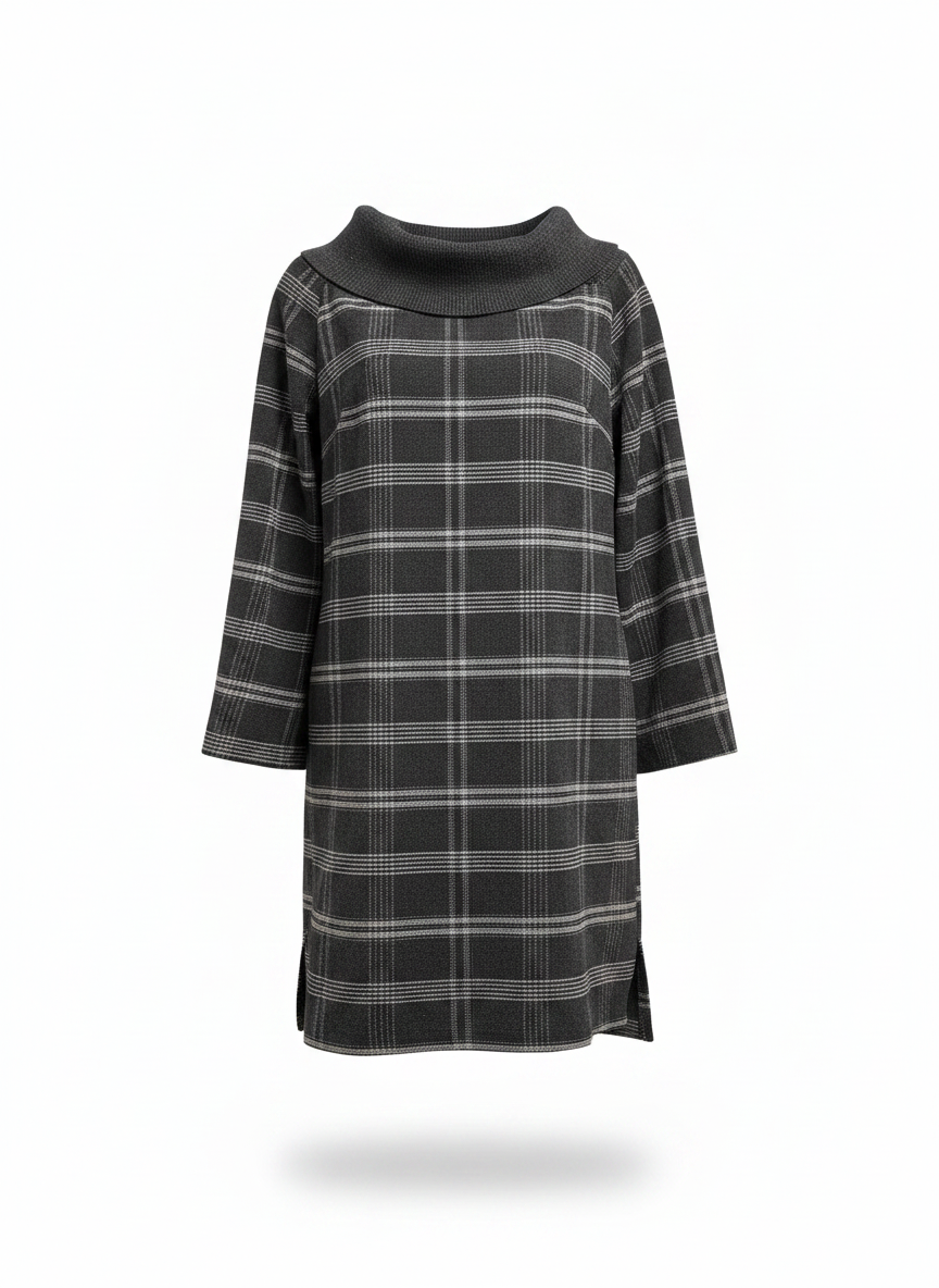 Vestido Malha Xadrez - A.CULT / M