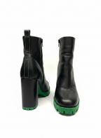 Bota Ankle Boot Couro Tratorado - AREZZO / 36