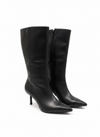 Bota Cano Médio Couro Bico Fino - SANTA LOLLA / 36