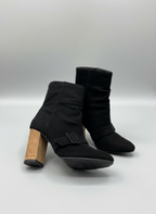 Bota Ankle Boot Cotelê Salto Bloco - FYI / 36