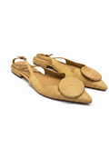 Sapatilha Ráfia Slingback Ponta Fina - AREZZO / 37
