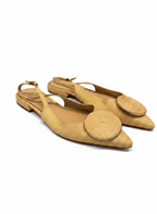 Sapatilha Ráfia Slingback Ponta Fina - AREZZO / 37