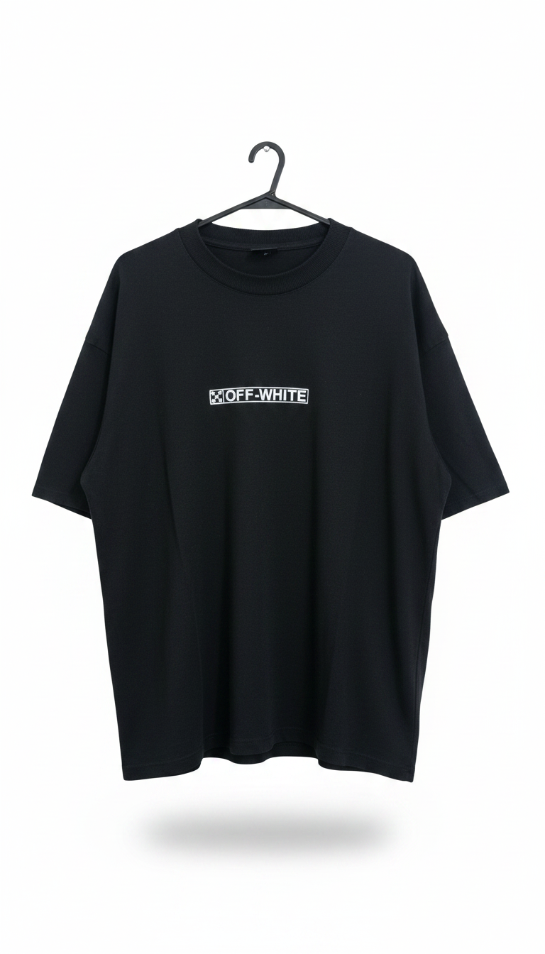 Camiseta Algodão - OFFWHITE / G