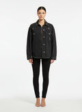 Jaqueta Jeans Preta - Skunk/38