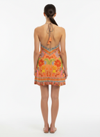 Vestido Curto Estampa Tropical - Farm/P