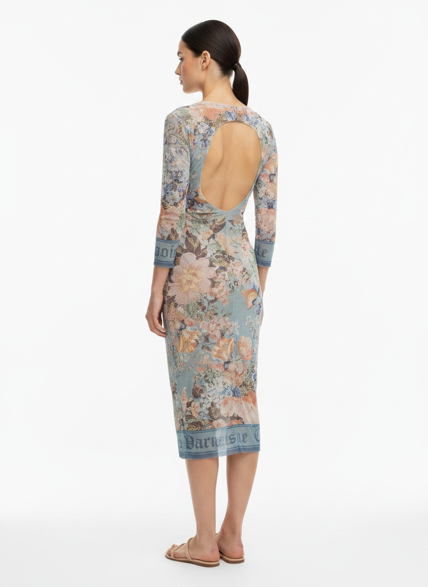 Vestido Malha Floral - CAOS / 42