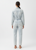 Macacão Jeans Manga Longa - Le Lis Blanc