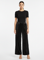 Calça Pantalona Veludo Texturizado - REISTILO / P