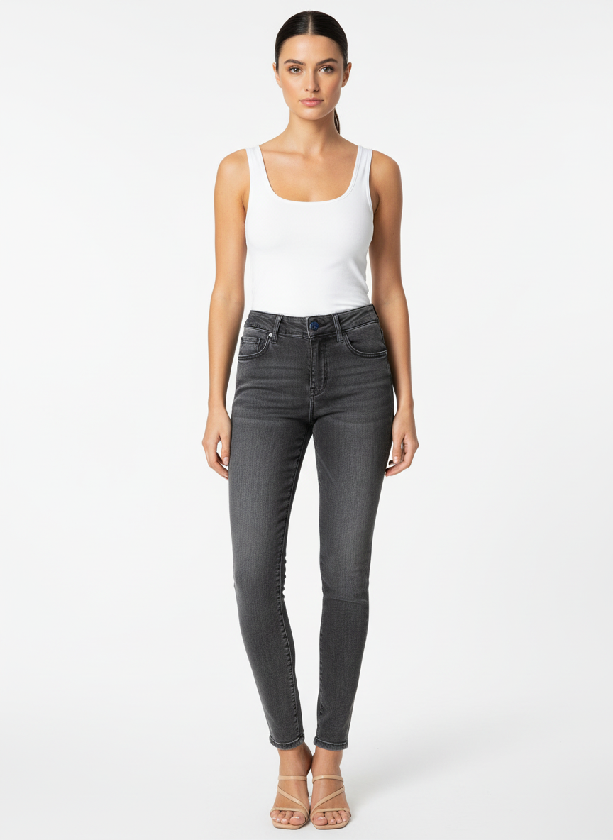 Calça Jeans Skinny Preta - Maria Filó/38