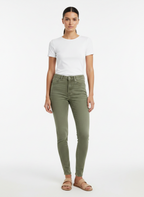 Calça Jeans Skinny Verde Oliva Cintura Alta - DRESS TO / 34