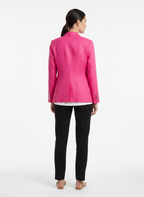 Blazer Rosa Pink Linho Unstructured - ELLUS / P