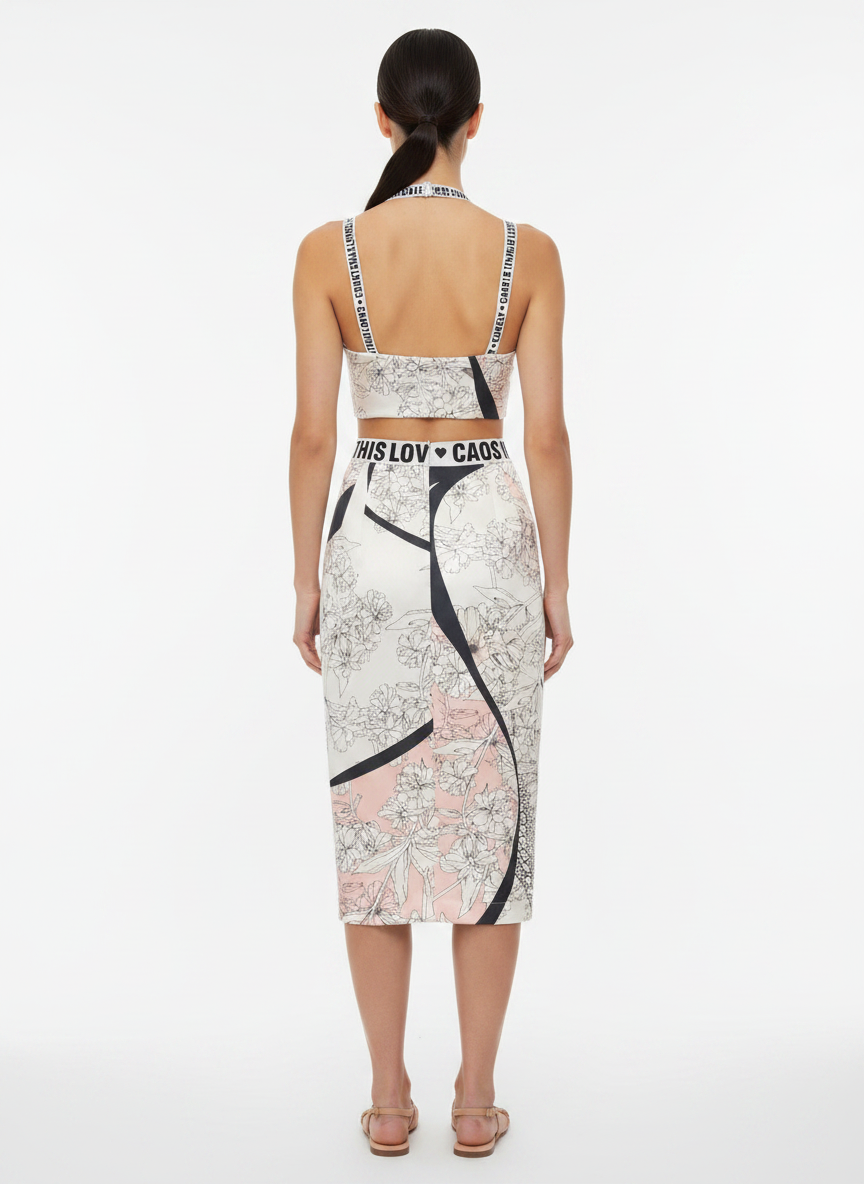 Vestido Malha Estampada - CAOS / 38