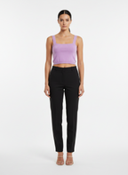 Cropped tricot alça larga lilás - ALL'S | P