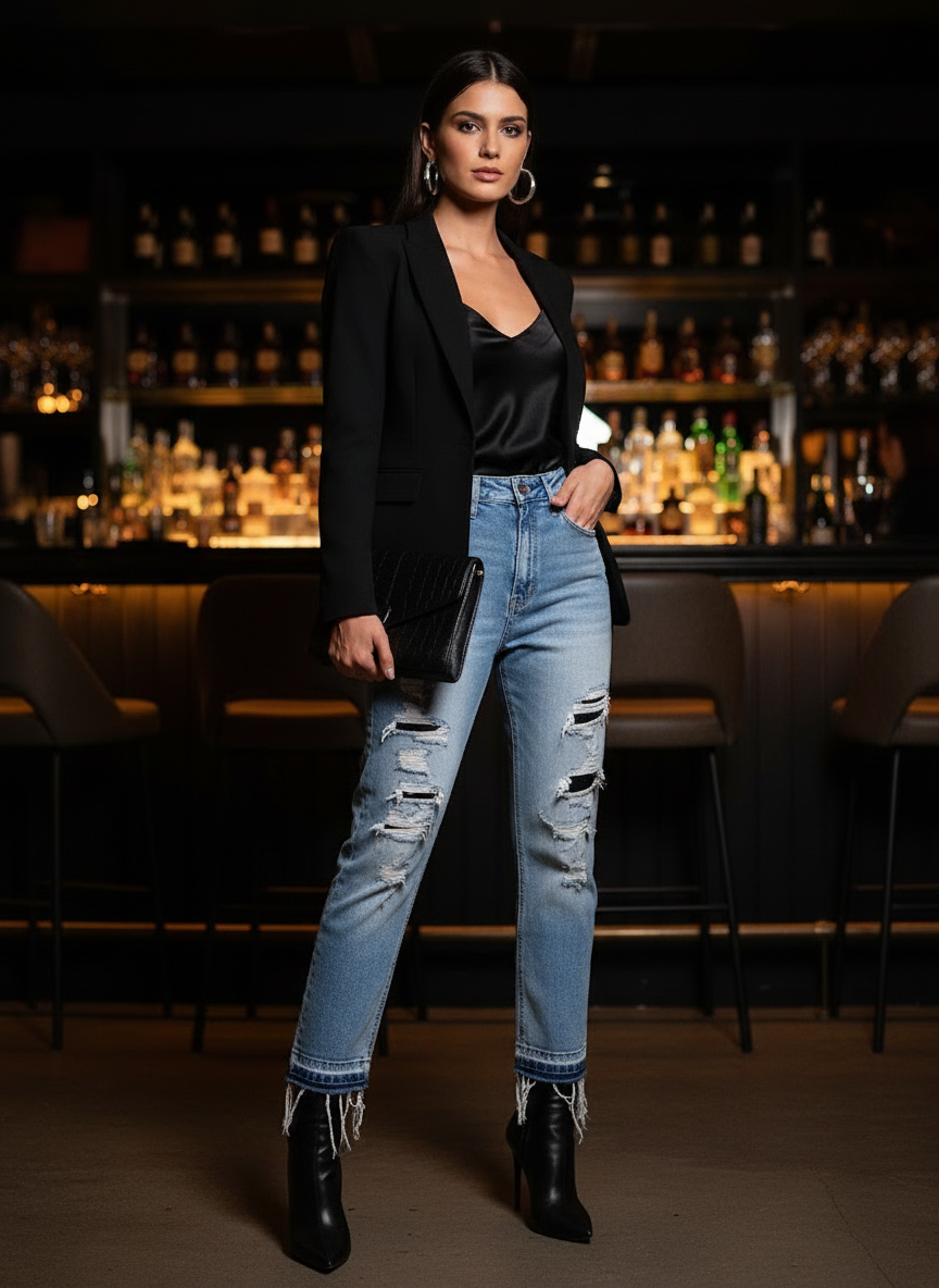 Calça Denim - JOHN JOHN / 36