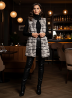 Colete Faux Fur Paneled - M