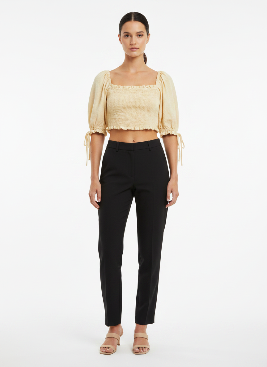 Blusas Cropped Algodão - FARM / U