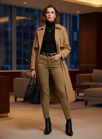 Calça Skinny Khaki Cintura Alta - ANIMALE / 36