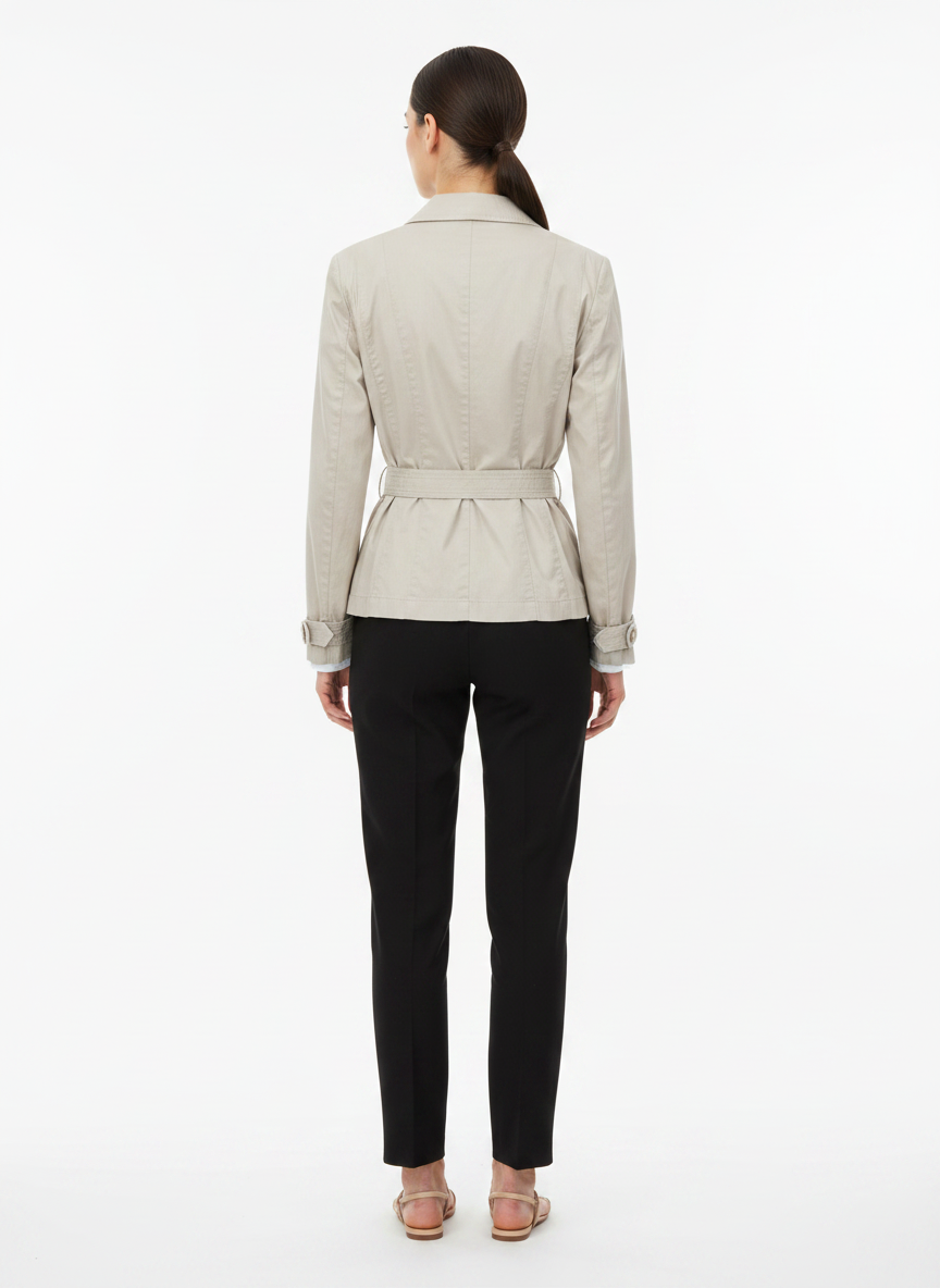 Jaqueta Trench Leve com Cinto - TEMPO / 44