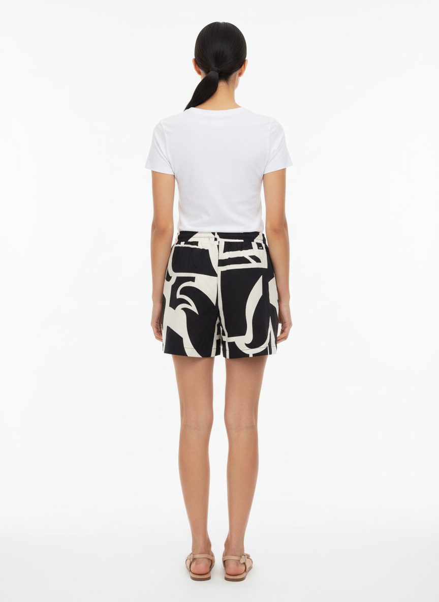 Shorts Estampado com Detalhe Lateral - A. Cult/38