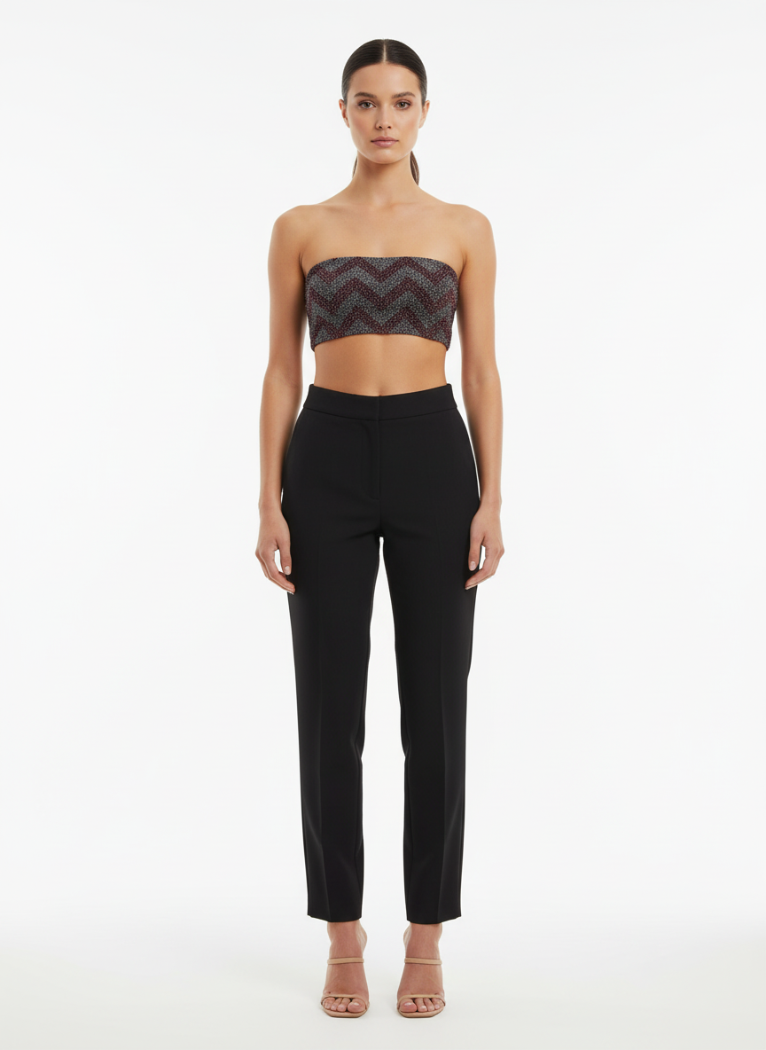 Blusa Cropped Lurex Brilho - Alphorria / P