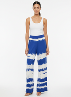 Calça Pantalona Tie-Dye Azul e Branco - NEXO / P