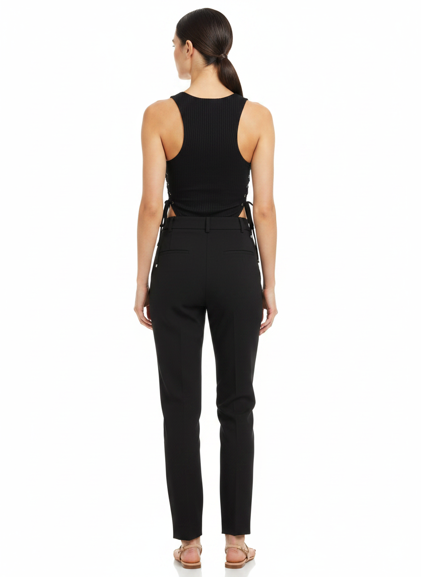 Blusa Body Canelado Essencial Preto - Canal / P