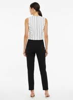 Blusa Transpassada Listrada - Alphorria/G