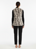 Colete Faux Fur Paneled - M