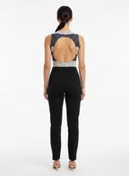 Body Canelado Listrado Color Block - Canal / P