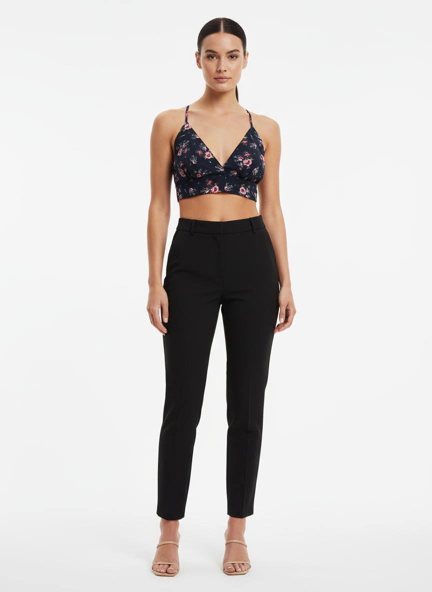 Cropped Floral - Caos/M