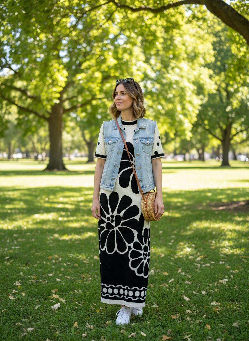 Vestido Malha Canelada - FARM / P