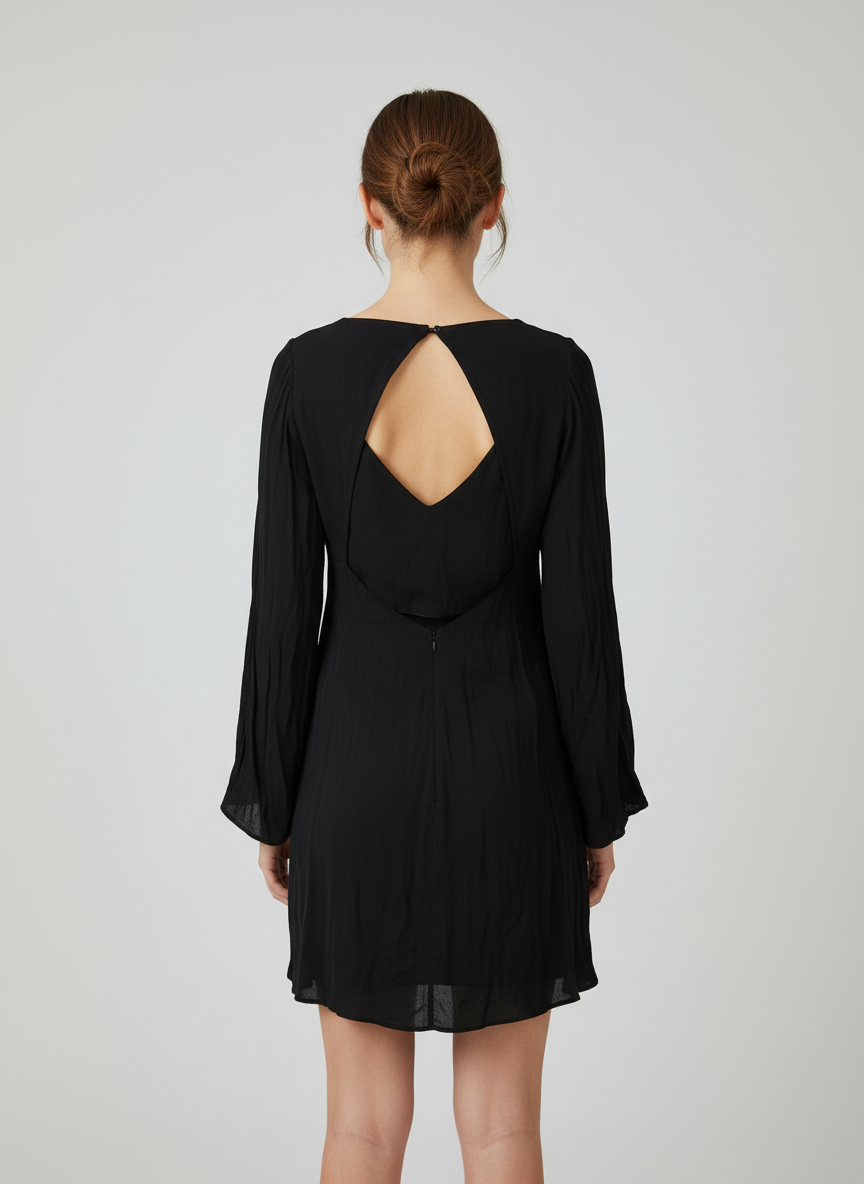 Vestido Curto Ombro Vazado - Farm/P