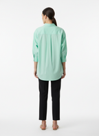 Blusa Camisa Oversized Verde Menta - ARAMODU / U